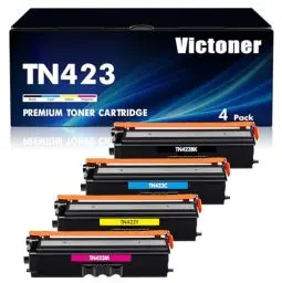 Produktbild: TN-423 TN423 MFC-L8690CDW HL-L8260CDW Toner : für Brother TN 423 TN423BK TN421 TN-421 für MFC L8690CDW HL-L8360CDW MFC-L8900CDW DCP-L8410CDW DCP-L8410CDN ( Schwarz Cyan Gelb Magenta, 4er-Pack )