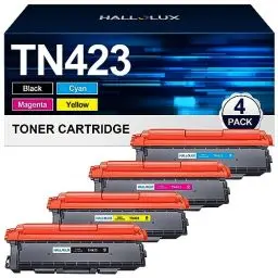 Produktbild: TN423 TN-423 Toner Kompatibel für Brother TN-423 Toner Multipack TN421 TN-421 für Brother MFC-L8690CDW Toner HL-L8260CDW DCP-L8410CDW HL-L8360CDW (1 Schwarz, 1 Cyan, 1 Magenta, 1 Gelb, 4er-Pack)