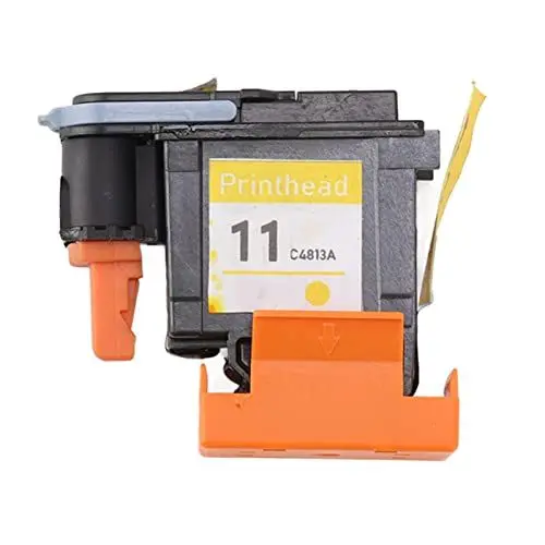 Produktbild: Tnfeeon Drucker Druckkopf Gelbe Farbe Langlebige Druckerteile ABS Farbechter Rostfreier Druckkopf für Designjet 100 110 111 500 510 800 813