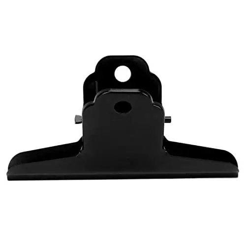 Produktbild: Metall-Binder-Clip, Große Bulldoggen-Clips, Scharnier-Clips, Aktenpapier, Geldbinder-Klemmen für Fotos, Karten, Zeichnungen(Schwarz)