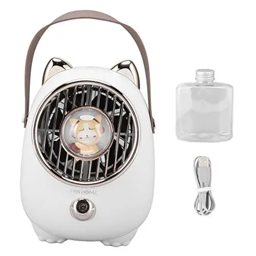 Produktbild: Verdunstungsluftkühler Luftbefeuchter Mini Portable Chill Well AC für Schlafzimmer Zimmer Schreibtisch Büro Auto Camping Kleine Persönliche Klimaanlage Kühler Klimaanlage Lüfter USB Power