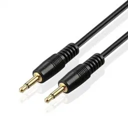 Produktbild: TNP Klinkenkabel, 3,5 mm-Klinkenstecker, Mono-Audio-Kabel, 1m, Aux-Kabel, 3,5 Klinke auf 3,5 Klinke für Pre- Amp, Power Amplifier, 12V Trigger für Amplifier, schwarz