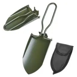 Produktbild: TNSLAND Klappspaten Gartenschaufel Klein Mini Handschaufel Schaufel Edelstahl klappbar mit Gürtel-Tasche Faltschaufel Klappschaufel Klappspaten Spaten für Garten Blumenkelle Camping Outdoor