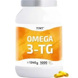 Produktbild: TNT Omega 3 (1000 Kapseln) • 2760mg Fischöl mit EPA & DHA pro Tagesdosis • Hochwertige Triglycerid-Form