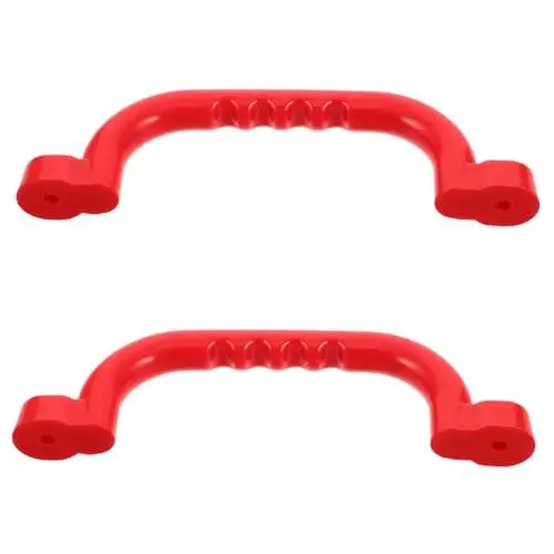 Produktbild: TOBBOMEY 1 Paar Sicherheitsgriffe Für Kinderspielplätze – Kletterwand-zubehör Aus Kunststoff Für Indoor-/Outdoor-spielsets Haltegriffe Für Klettergerüste Für Kinder