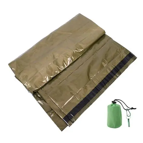 Produktbild: TOBBOMEY -Rettungsdecke robuster wasserdichter Schlafsack für Reisen Camping und Notfälle