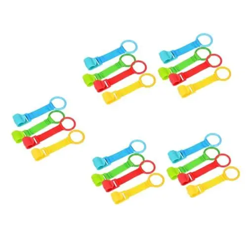 Produktbild: TOBBOMEY 20 STK Laufgitter-handzugring Kleinkind Pumpe Zaun Behälter Laufgeschirr Für Babys Stand Stehen Krippe Hochziehen Ringe Sitz Wanderer -laufassistent-Ringe Stehringe Kunststoff