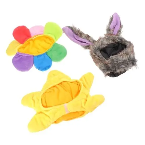 Produktbild: TOBBOMEY Pet Fashion Partyhüte 3er-Pack Kopfschmuck Für Hunde Und Katzen Für Die Haut Von Haustieren Für Veranstaltungen