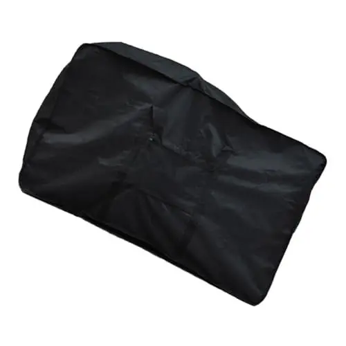 Produktbild: TOBBOMEY Mountainbike-reisekoffer Stabile Fahrradtasche Aus Polyester Verpackung Sichere Gurte Atmungsaktive Aufbewahrung Schwarz 26 Zoll