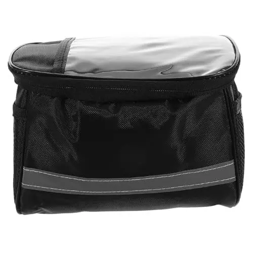 Produktbild: TOBBOMEY Fahrrad-lenkertasche Oberrohrtasche für Motorradlenker Fahrradtasche Mehrere Taschen Effiziente Aufbewahrung