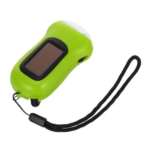 Produktbild: TOBBOMEY Taschenlampe Mit Handkurbel Und Solar Wiederaufladbare Led-notlaterne Tragbares Außenlicht Für Camping Wandern Angeln