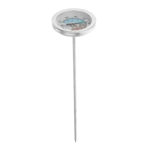 Produktbild: TOBBOMEY Thermometer Bodentest-kit Feuchtigkeitsmesser Pflanzen Aräometer Für Pflanzen Bodentester Für Feuchtigkeit Bodentestkits Garten Feuchtigkeitsmesser Ph-bodentest Silver Glas