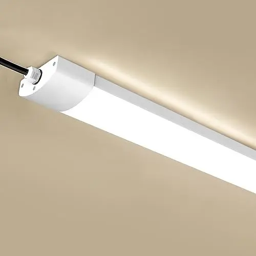 Produktbild: Tobeter LED Feuchtraumleuchte 150cm 42W, LED Feuchtraumlampe Wannenleuchte Kellerleuchte Röhre für Garage Keller Werkstatt Feuchtraum Bür, IP65 Wasserfest, Neutralweiß 4000K 4200LM, 1 Stück