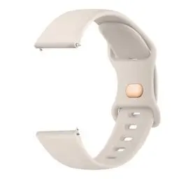 Produktbild: Tobfit Uhrenarmband für 20mm Armband Silikon Uhrenarmband mit Schnellverschluss Geeignet Ersatzarmband 20mm für Damen Herren(Starlight)