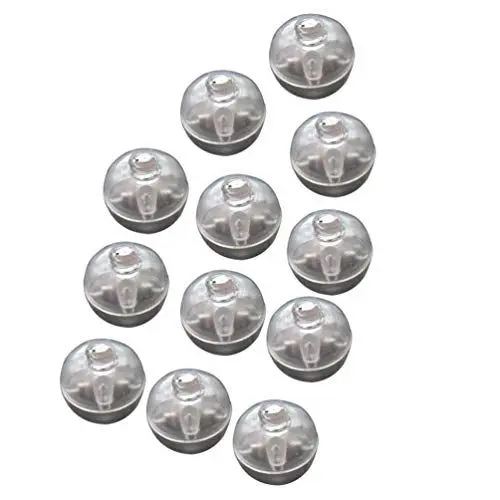 Produktbild: Toddmomy 100 Stück Runde Geformte LED Flash Ball Lampe LED Ballon Licht für Weihnachten Hochzeitsfeier Dekoration (Gelb)