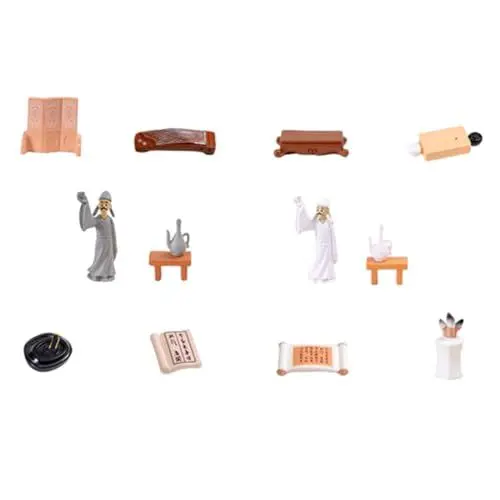 Produktbild: Toddmomy 10 Stücke Mini Harz Figurine Antike Statue Desktop Ornament Landschaft Miniatur Dekoration für Wohnkultur