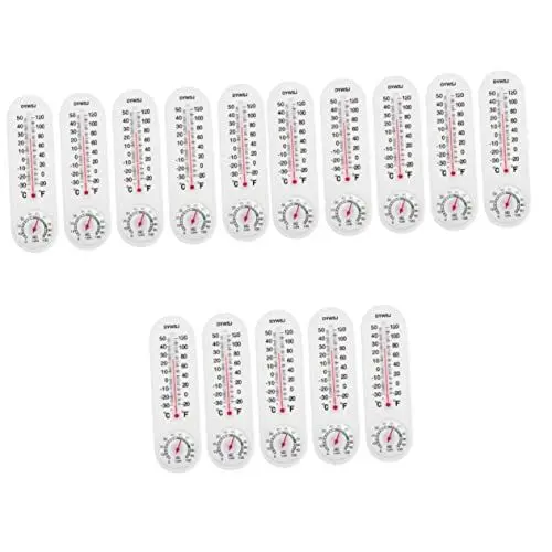 Produktbild: Toddmomy 15 Stk Hygrometer thermometer innen thermometer+innen Fenster Innenthermometer digitales Thermometer Außenthermometer Minimum-Thermometer für Gewächshäuser Gewächshaus-Thermometer