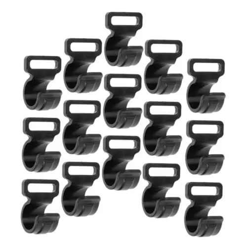 Produktbild: Toddmomy 15stücke Wiederverwendbare Campinghaken Outdoor Zelthaken Zeltstangen Verbindungshaken Kunststoff Aufhänger Für Campingausrüstung Halter Zelthaken Organizer