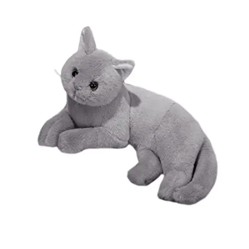 Produktbild: Toddmomy 1Pc Plüschkatze Stofftier Katzen Die Aussehen Plüsch Stofftier Katze für Babys Jungen& Mädchen (Grau)
