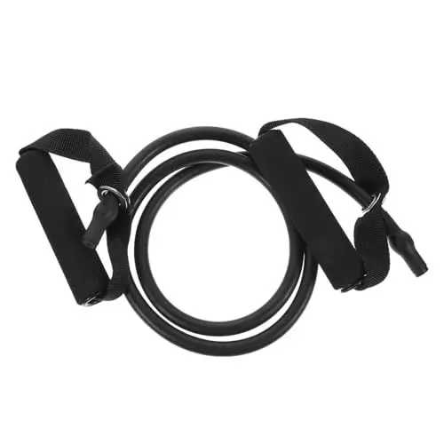 Produktbild: Toddmomy 1Stk Widerstandsbänder mit Griff fitnessband fitnessbänder fitnesszubehör fitnessgürtel Stretch bänder Übungsrohre mit Griffen Bands trainieren Sport Abzieher Widerstandsseil