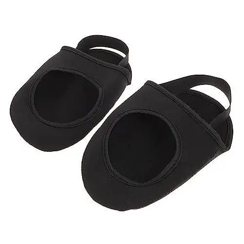 Produktbild: Toddmomy 1 Paar Fahrradsocken Wärmeschutz Fahrrad Überschuhe Winddichter Halbschuhüberzug Rennrad-schuhschutz Zehenschutz Für Fahrräder Silikon-überschuhe Mann Tauch Material Lieferungen