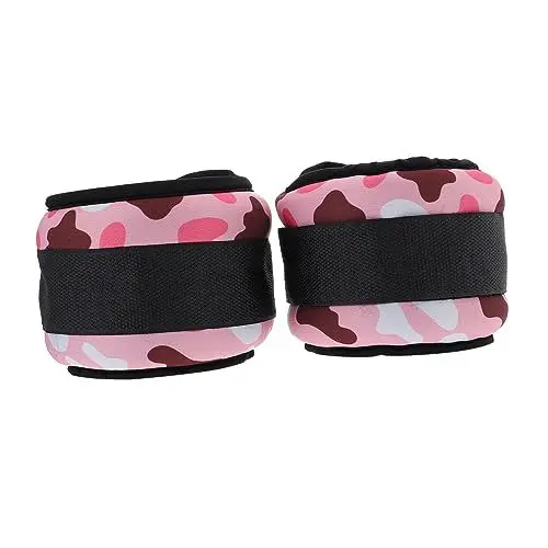Produktbild: Toddmomy 1 Paar Gewichtete Knöchelriemen Übungszubehör Yoga-Tanzgewichte Tragbare Beingewichte Knöchel-Handgelenkgewichte Schwere Knöchelgewichte Multifunktionsstiefel Fitness Rosa
