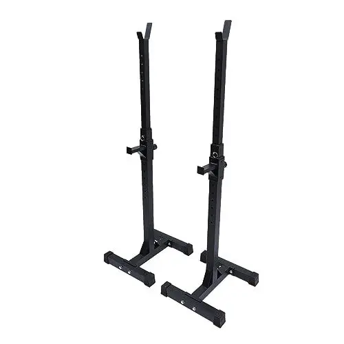 Produktbild: Toddmomy 1 Paar Squat-Rack Hantelbank Lagerregale Verstellbarer Langhantelständer Assistent Für Tiefe Kniebeugen Tiefes Hockergestell Fitness Ausrüstung Multifunktion Hochwertiges Stahlrohr