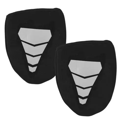 Produktbild: Toddmomy 1 Paar Winddichte Schuhspitzenabdeckungen Winterschuhe Zehenwärmer Rad überschuhe Waterproof Shoe Covers Heimtrainer Fahrrad Outdoor-Zubehör Outdoor-Überschuhe Schuhschutz