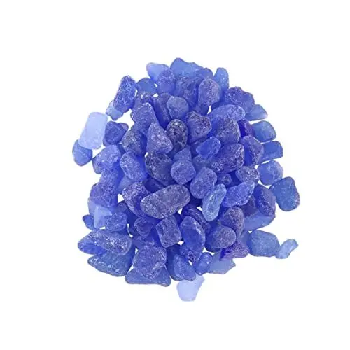 Produktbild: Toddmomy 1 Packung Kieselsteine ​​aus Glas aquaristik zubehör The Blue Stones Glassteine Kristallsteine zimmerpflanzen Vase gestürzte Steine gestürzter Kies Hülse Aquarium schmücken Felsen