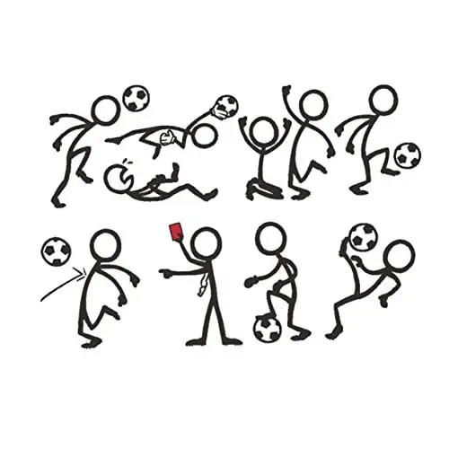 Produktbild: Toddmomy 1 Satz Hintergrund Sportaufkleber Wandtattoo Hause Wand Dekoration Wandaufkleber Für Zu Hause Aufkleber Der Fußballmannschaft Fußball-wandtattoos Applikationen Wagen Student