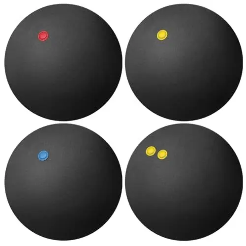 Produktbild: Toddmomy 1 Stück Squash BäLle: Professioneller Squash AnfäNger Ball Aus Hochelastischem Gummi Für Wettkampftraining