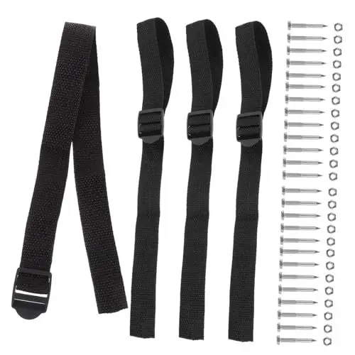 Produktbild: Toddmomy 1satz Rasenlüfter Schuhe Mit Metallspikes Strapazierfähige Rasenbelüfter Für Effektive Gartenpflege Einfach Zu Befestigen Für Und Frauen Geeignet Riemen Und Nägel Enthalten