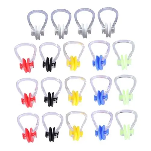Produktbild: Toddmomy 20st Schwimmender Silikon-nasenclip Schwimmende Nasenzange Nasenstöpselschwimmen Schwimmender Nasenclip Unterwasser-nasenclip Schwimmclip Kind Kieselgel Nasenstecker