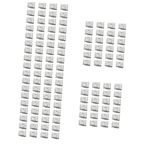 Produktbild: Toddmomy 250 Stk Photovoltaik-kabelklemme Solarpanel-drahtklemme Rahmen Drahtklammern Verdrahtungsrahmen-clip Anhänger-kabelclips Anhängerrahmen Drahtklemmen Rostfreier Stahl Metall Zubehör
