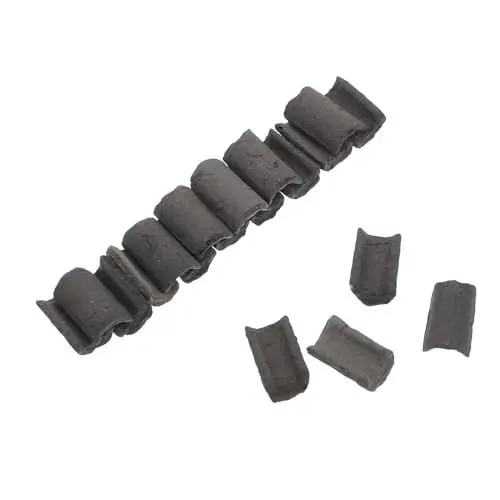 Produktbild: Toddmomy 25st Ziegelmodell Mini-Fake-Steine Kleine Landschaftsgestaltung Mini Schwarze Dachziegel Mini-dachziegel-Spielzeug Miniatur-dachziegel Roter Ziegelstein Ton Wandfliesen Kind