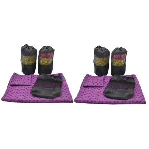 Produktbild: Toddmomy 2St Decke für elastisches Band Mikrofaser-Waschlappen Fitness Matte Fitness Pads handtücher rutschfeste Trainingsmatte Fitnessmatte Keine Yogamatte Schweiß aufnehmen Yoga Matte
