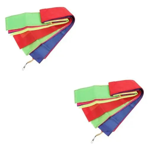 Produktbild: Toddmomy 2St Drachenschwanz Fliegender Drachen dekor Band-Streamer Drohne sehen Drachenschwänze für Drachenfliegen Stromer Zubehör Schleife Blinddarm schmücken Chemiefasertuch