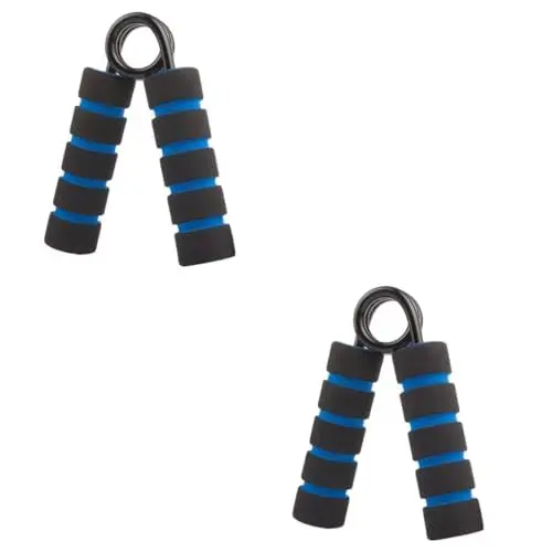 Produktbild: Toddmomy 2St Kieferpartie Nagelverstärker Handkrafttrainer Griffübungen Stoßfängerplatten griff verbesserter Halt Handtrainer Handgelenksstärkung rostfrei Griffigkeit Metall Fitness