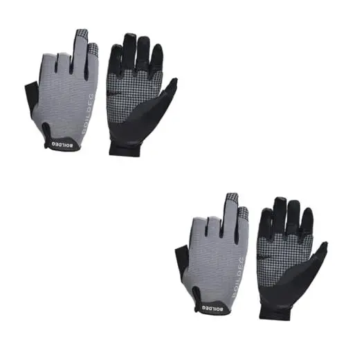 Produktbild: Toddmomy 2 Paar Angelhandschuhe im Freien Fäustlinge für Männer Anti-Handschuhe Protect schutzzelt reflektierende Angelhandschuhe reflektierende Handschuhe draussen Angeln