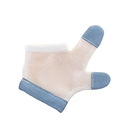 Produktbild: Toddmomy 2 Paar Anti-essen-handschuhe Outdoor-spielzeug Für Kinder Baby Beißringe Beißspielzeug Für Babys Zahnen Anti-kratz-handschuhe Spielzeuge Nylon Neugeboren Sicherheitsmaske Draussen