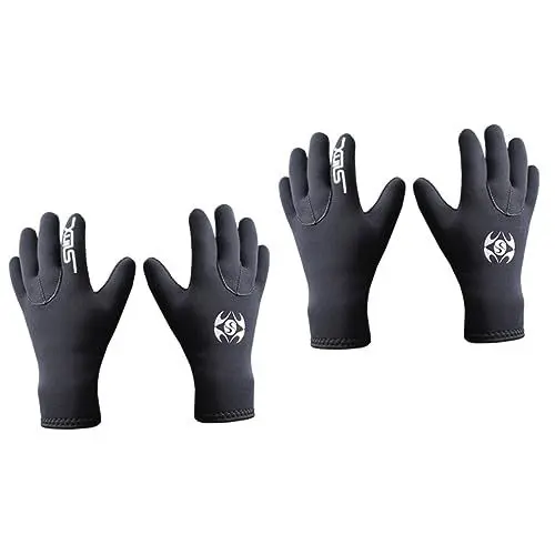 Produktbild: Toddmomy 2 Paar Neoprenhandschuhe Für Den Winter Handschuhe Für Neoprenanzüge Aus Neopren Anti-rutsch-tauchhandschuhe Wärmere Neoprenhandschuhe Angelhandschuh Kälteschutz Angelausrüstung