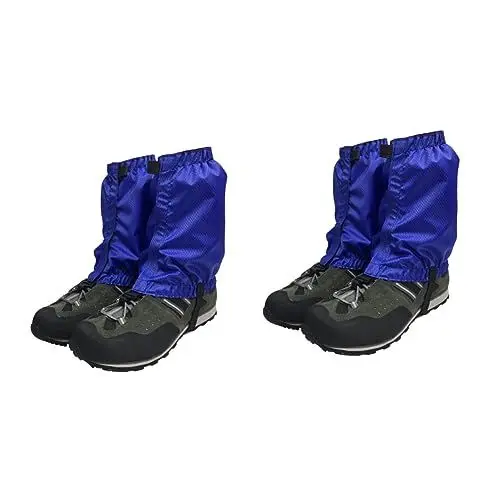 Produktbild: Toddmomy 2 Paar Schnee-Bein-Gamaschen Schlangenwächter Stiefelgamaschen Wander-Bein-Gamaschen Kletterstiefel Gamaschen Schuhüberzug Schneeschuh-Gamaschen Stiefelabdeckungen Reisen Draussen