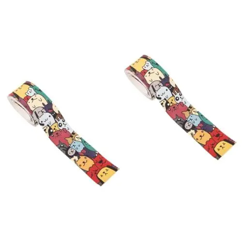 Produktbild: Toddmomy 2 Rollen Schweißband Für Badmintonschläger Tennisschläger Tennis-overgrip Sportbänder Tennisband Griptape Für Griffe Tenniszubehör Badminton-Griff Sportbedarf Tennistasche Bunt Pu