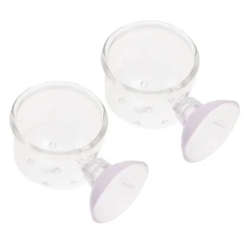 Produktbild: Toddmomy 2 STK Roter Wurmfresser Zubehör Für Aquarien Behälterwandzuführung Gecko Futtermittel Für Aquarien Pflanzentopfhalter Mit Saugnäpfen Aquarium Futterring Für Fische Fischfutter Glas