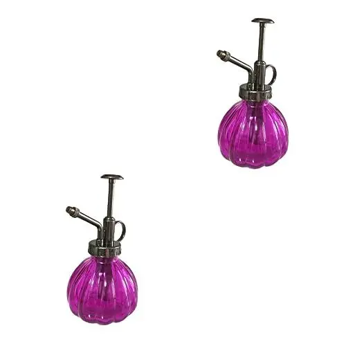 Produktbild: Toddmomy 2 STK Sprayer Gießkanne Blumenwassersprühflasche kann Topf Innenausstattung für Damen Glas wassersprüher sprühfontänen Garten Sprinkler Gartenspritze Kürbis Spritzgerät Violett