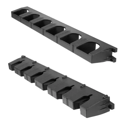 Produktbild: Toddmomy 2 Sätze Angelrutenaufbewahrung Auf Dem Boden Angelrutenständerhalter Angelrollenhalter Angelrutenständer in Der Garage Angelrutenhalter Horizontal Monitorständer Groß Lagerregal