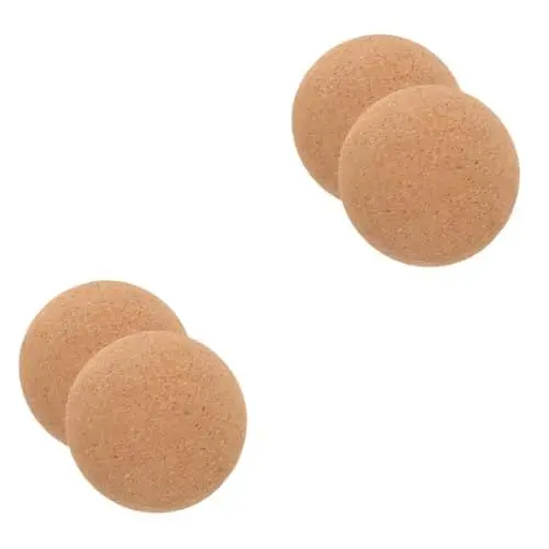 Produktbild: Toddmomy 2 Sätze Yoga-faszienball Yoga Zubehör Yoga-zubehör Yoga Accessoires Massageball Für Füsse Faszien Massage Yoga-essen Yogamatte Rollkugel Massageball Für Die Füße Kork 2 Stück * 2