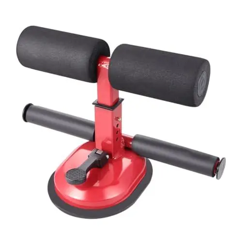 Produktbild: Toddmomy 2 Stk Fitnessgeräte Für Zu Hause Sitzstange Beinmuskeltraining Sit-up-bar Sit-up-hilfsgerät Sit-up-assistent Indoor-fitnessgeräte Werkzeug Übungsstange Rot Fitness-bar Spurstange