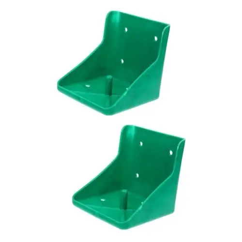 Produktbild: Toddmomy 2 Stück Kunststoffständer Futternapf Pferd Salzleckregal Salzziegel Futterschalen Salzblock Futterbox Salzzubehör Feeder Anhang Terrarium Trinkbrunnen