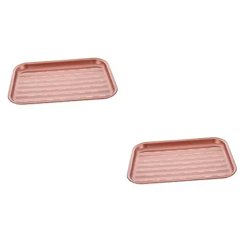 Produktbild: Toddmomy 2st Grillplatte Picknick Ofenbleche Aus Silikon Brotlaib Dose Grillpfanne Grill-topper-pfanne Grillblech Aus Stahl Raucherzubehör Grillzubehör Kohlenstoffstahl Antihaft Südkorea